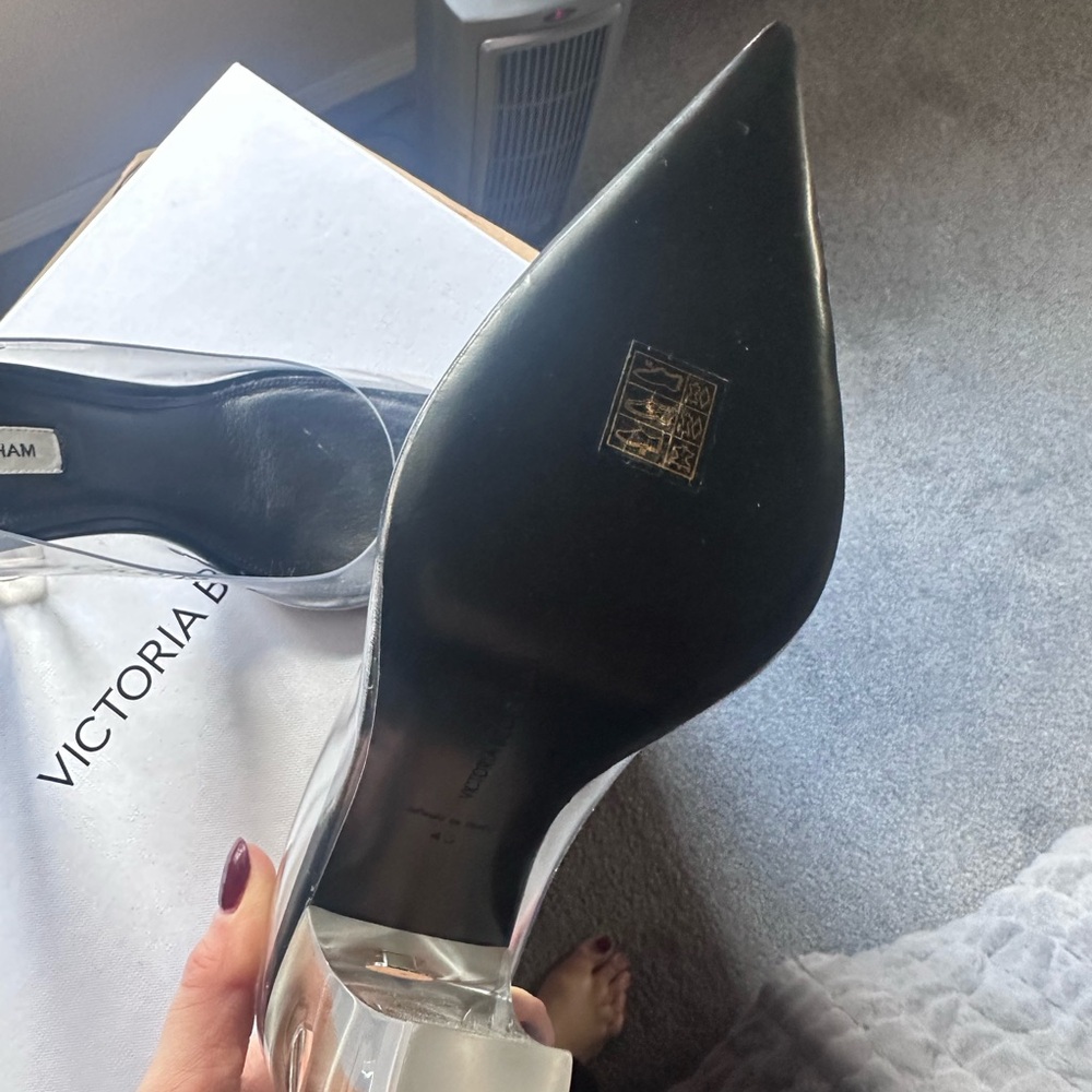 Victoria Beckham Clear Heels NWT 110 PVC pumps - Picture 9 of 10